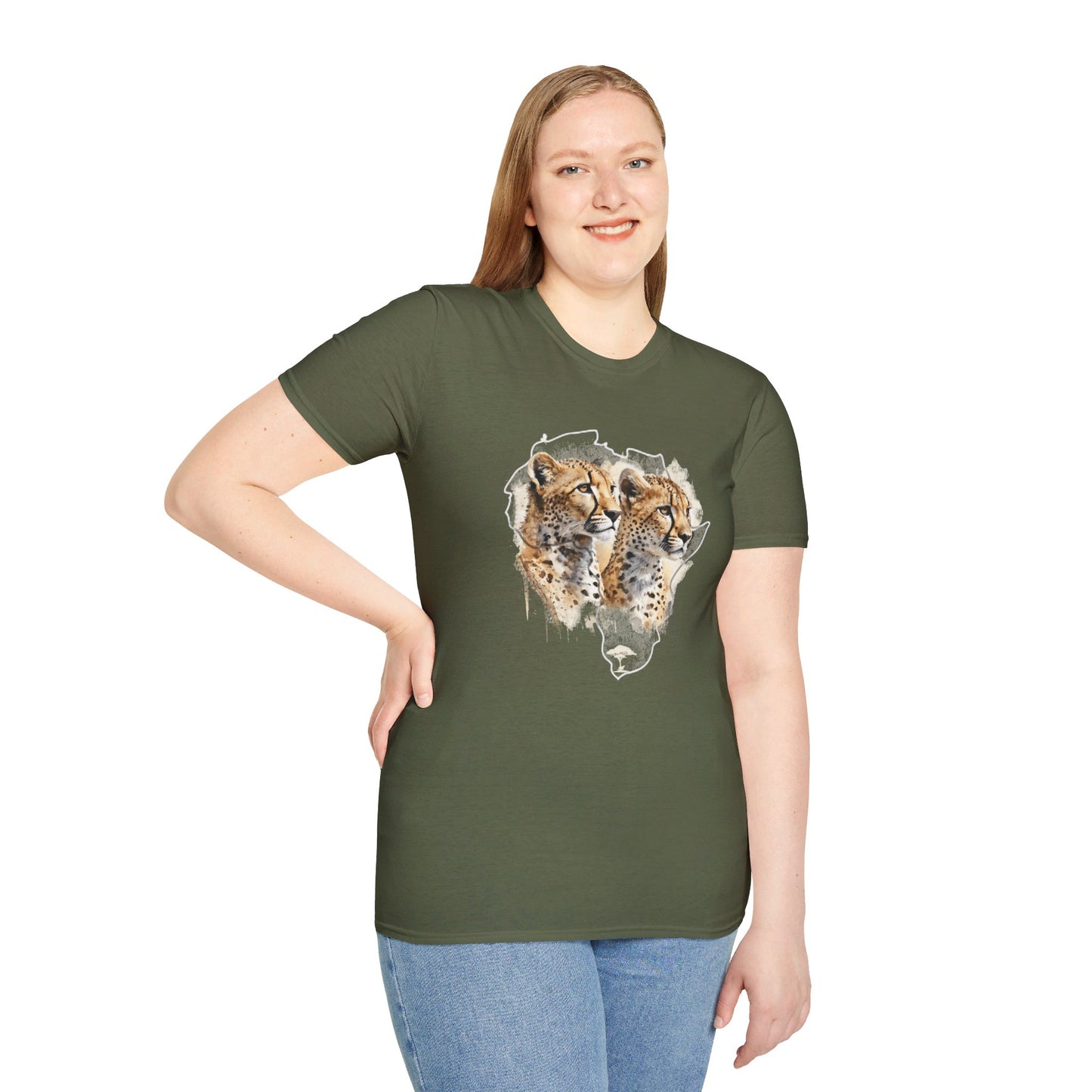 Africa Cheetahs - Adult T-Shirt