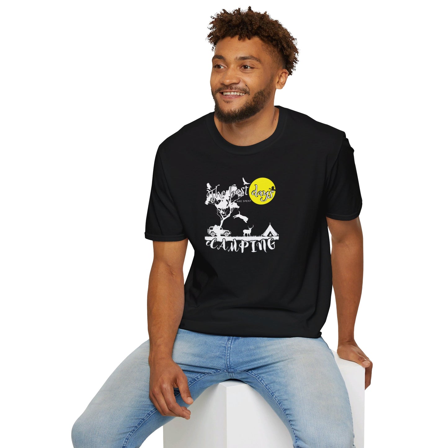 The Best Days Camping - Adult T-Shirt
