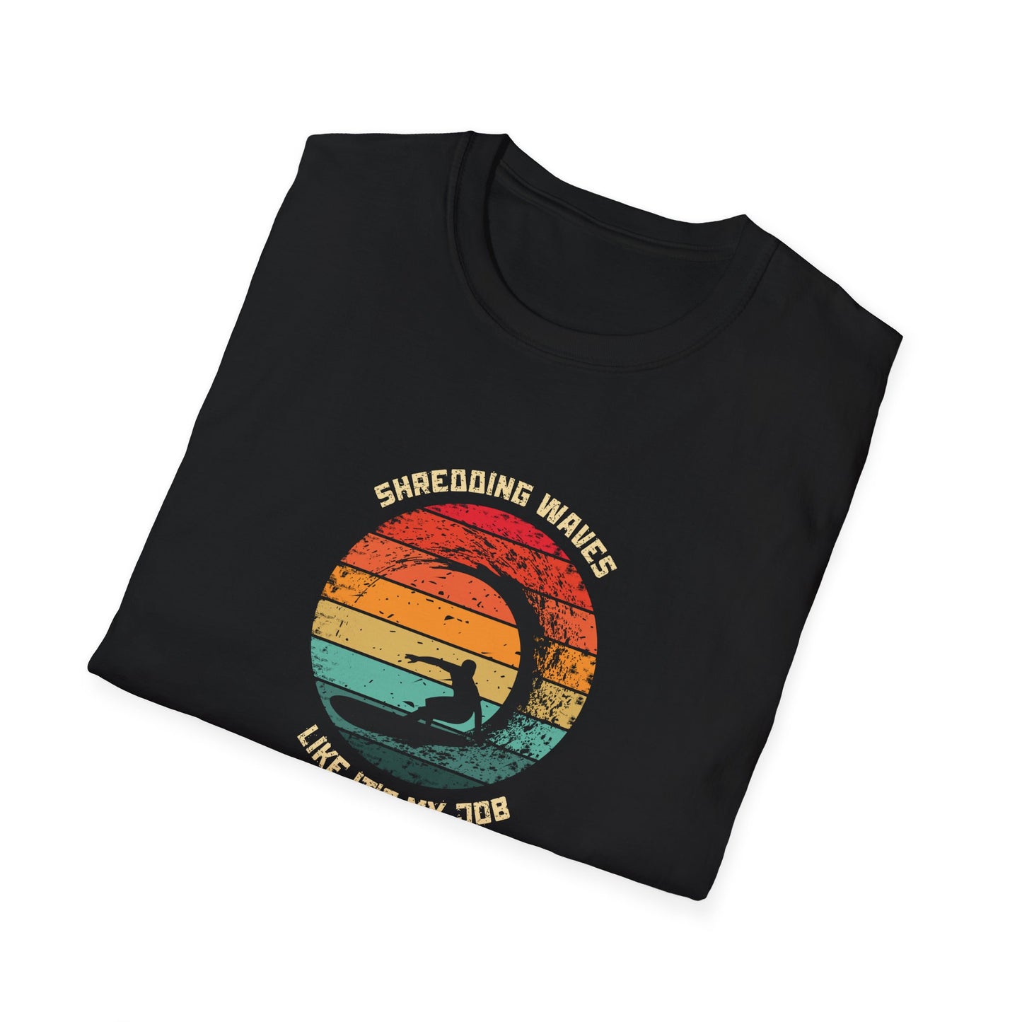 Surfing's My Job - Adult T-Shirt