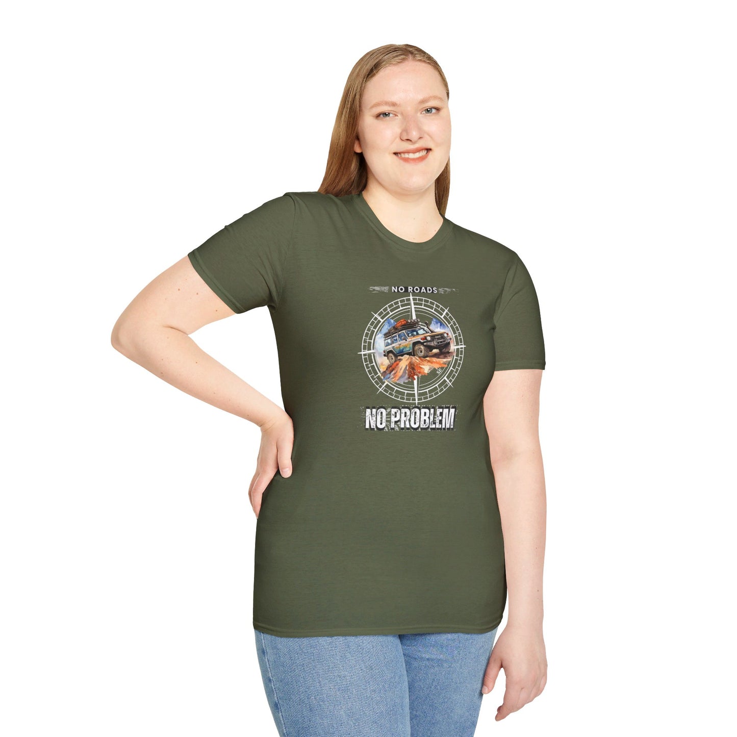 No Road No Problem - Adult T-Shirt