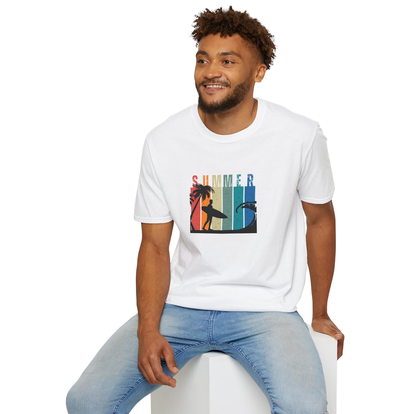 Summer Surf - Adult T-Shirt