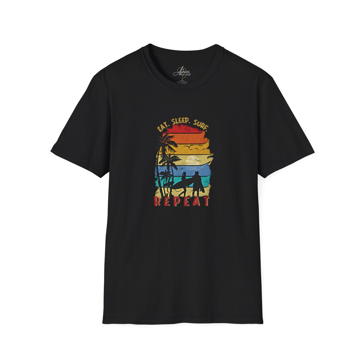 Surf Repeat - Adult T-Shirt