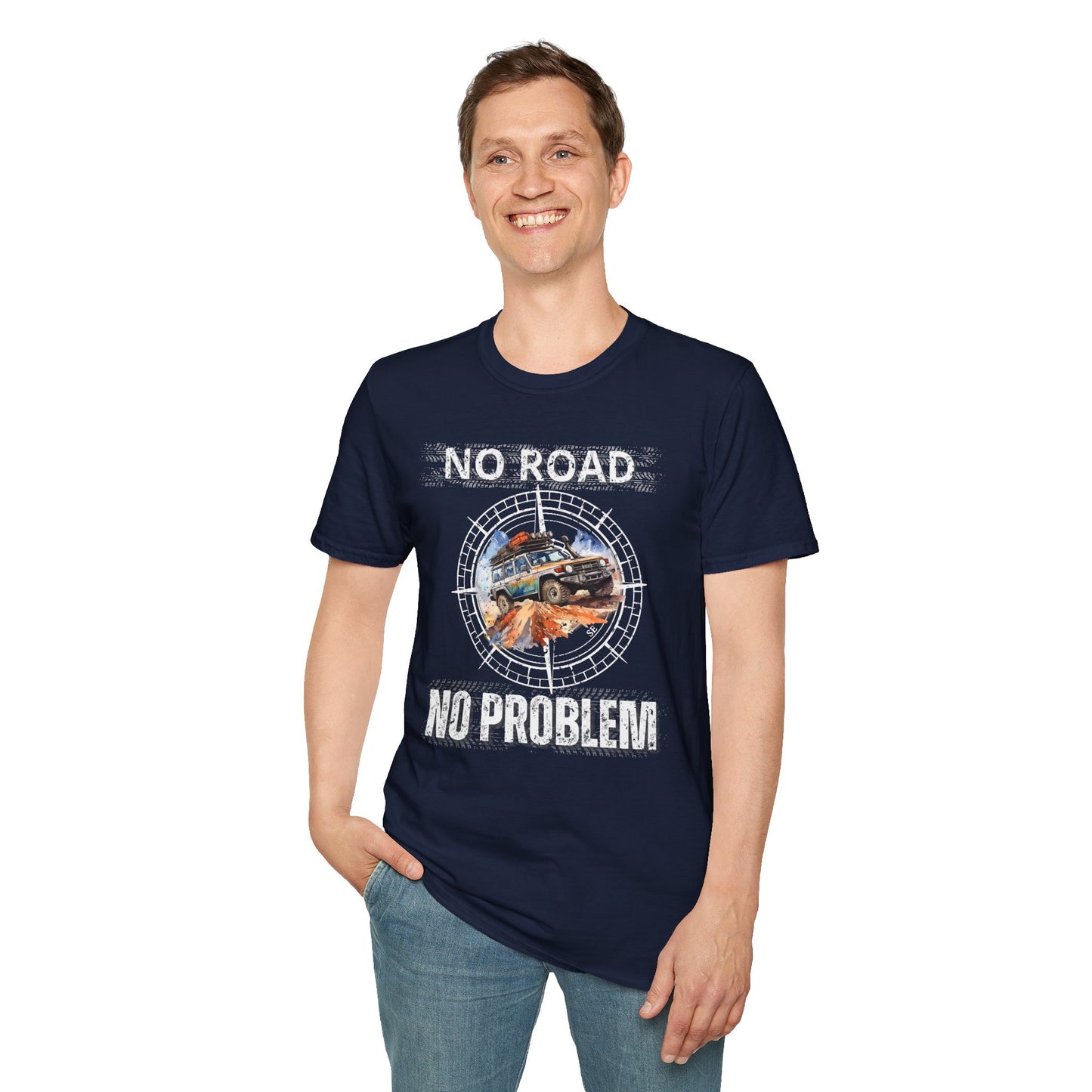 No Road No Problem - Adult T-Shirt