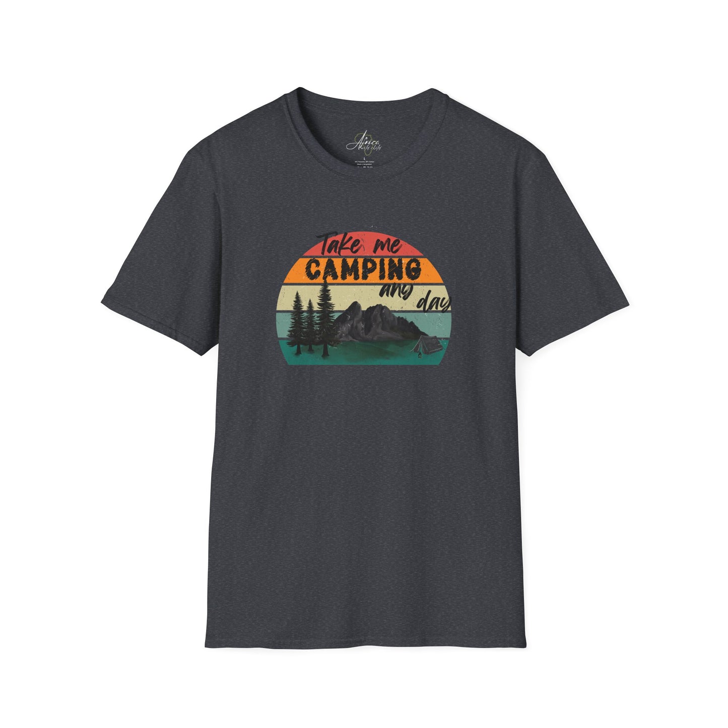Take Me Camping - Unisex Heavy Cotton Tee