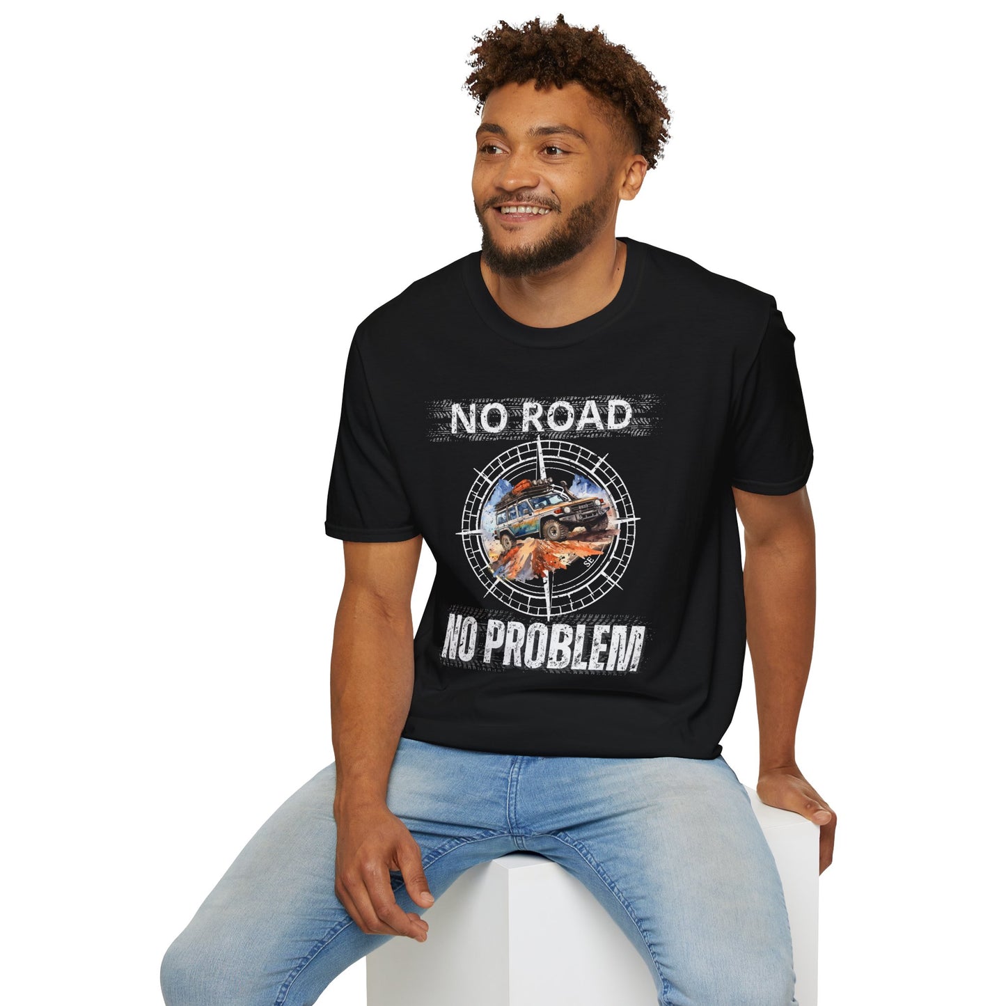 No Road No Problem - Adult T-Shirt