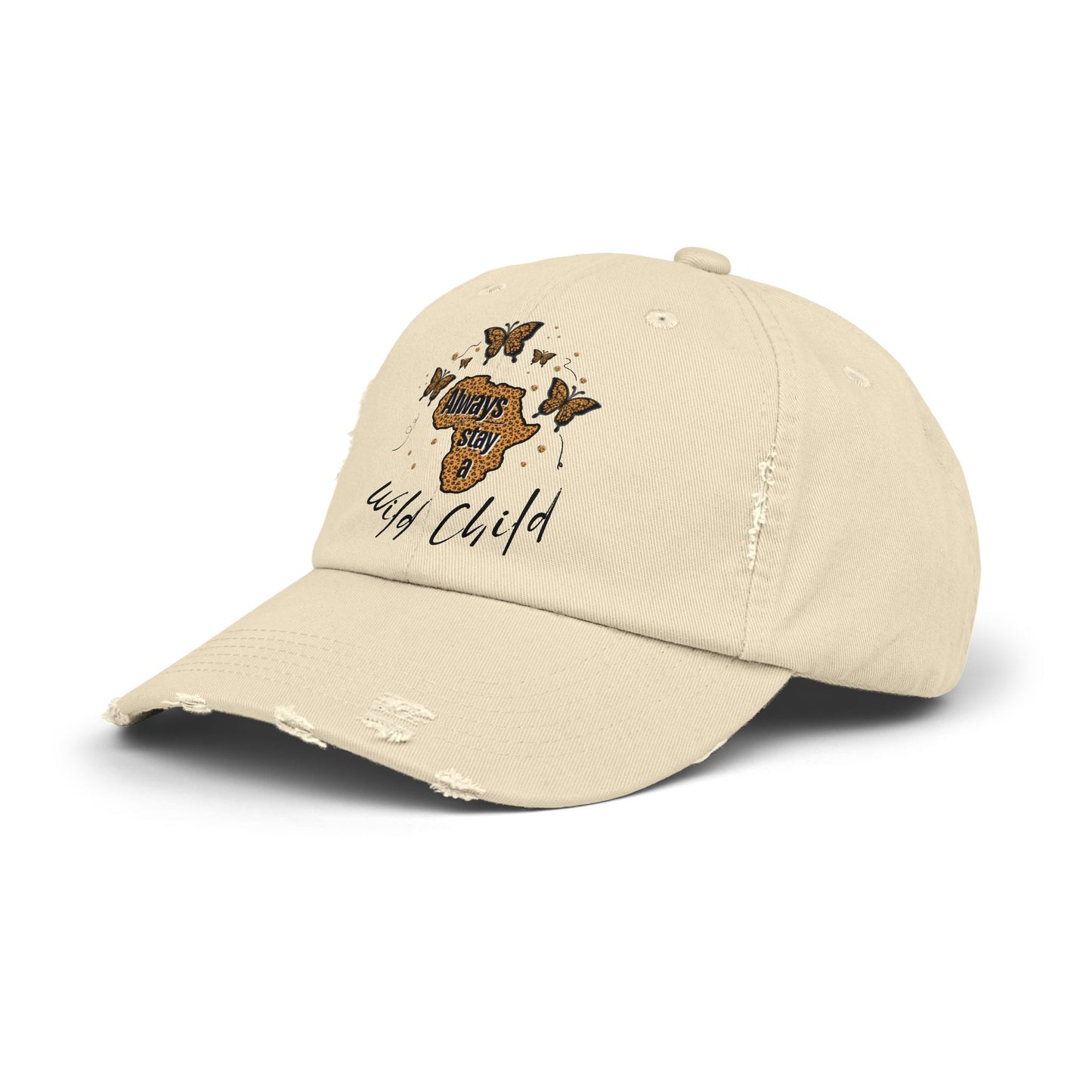 Wild Child Butterflies - Adult Distressed Cap