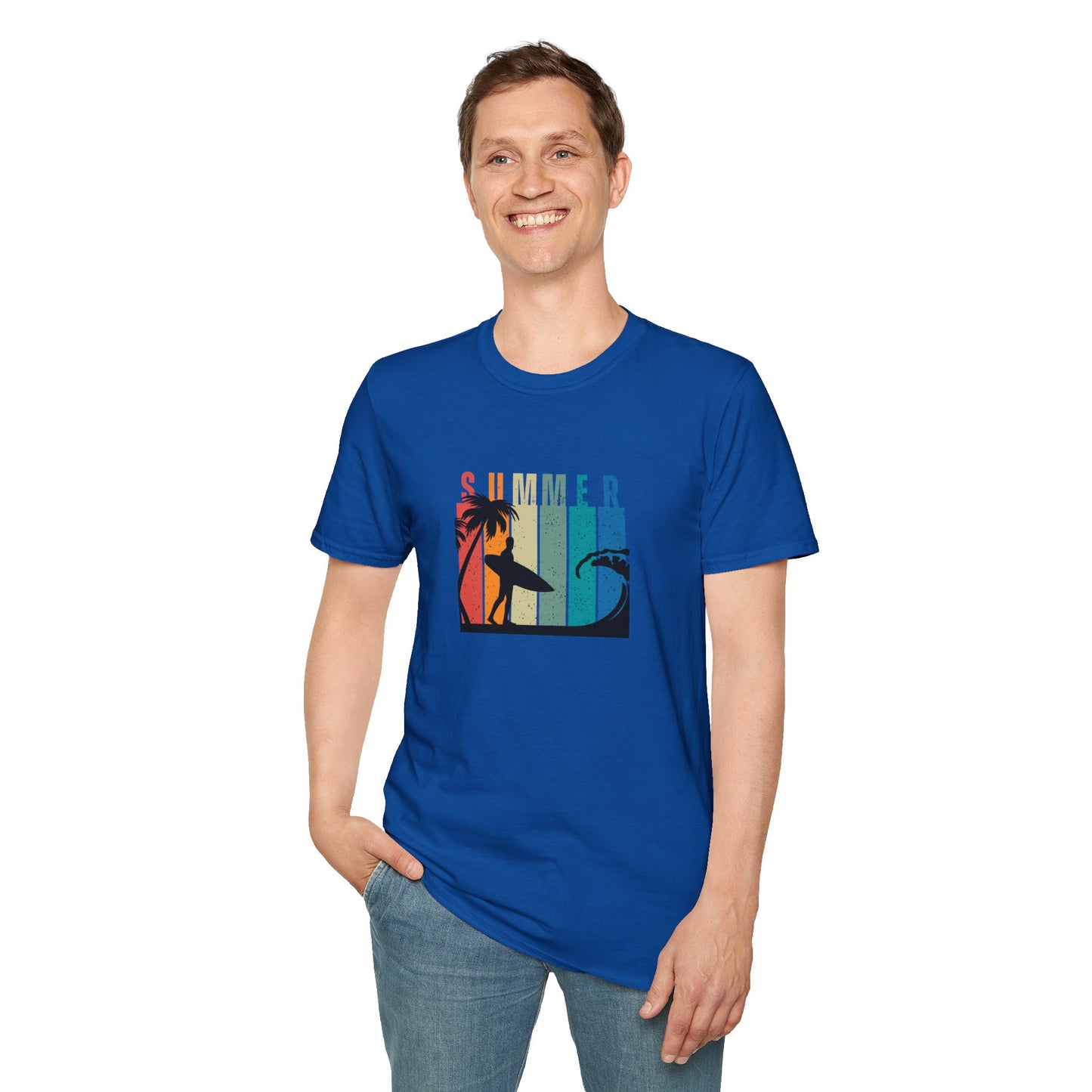 Summer Surf - Adult T-Shirt