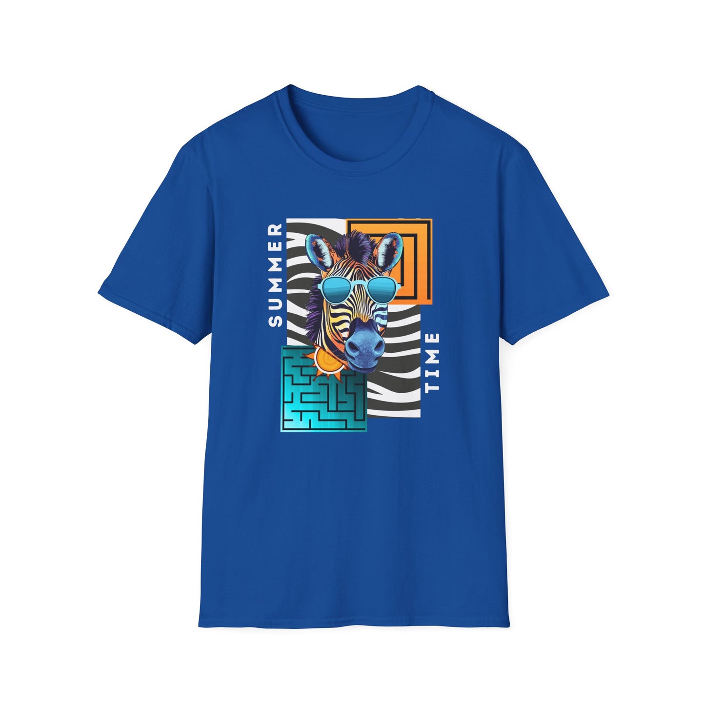 Cool Zebra - Adult T-Shirt