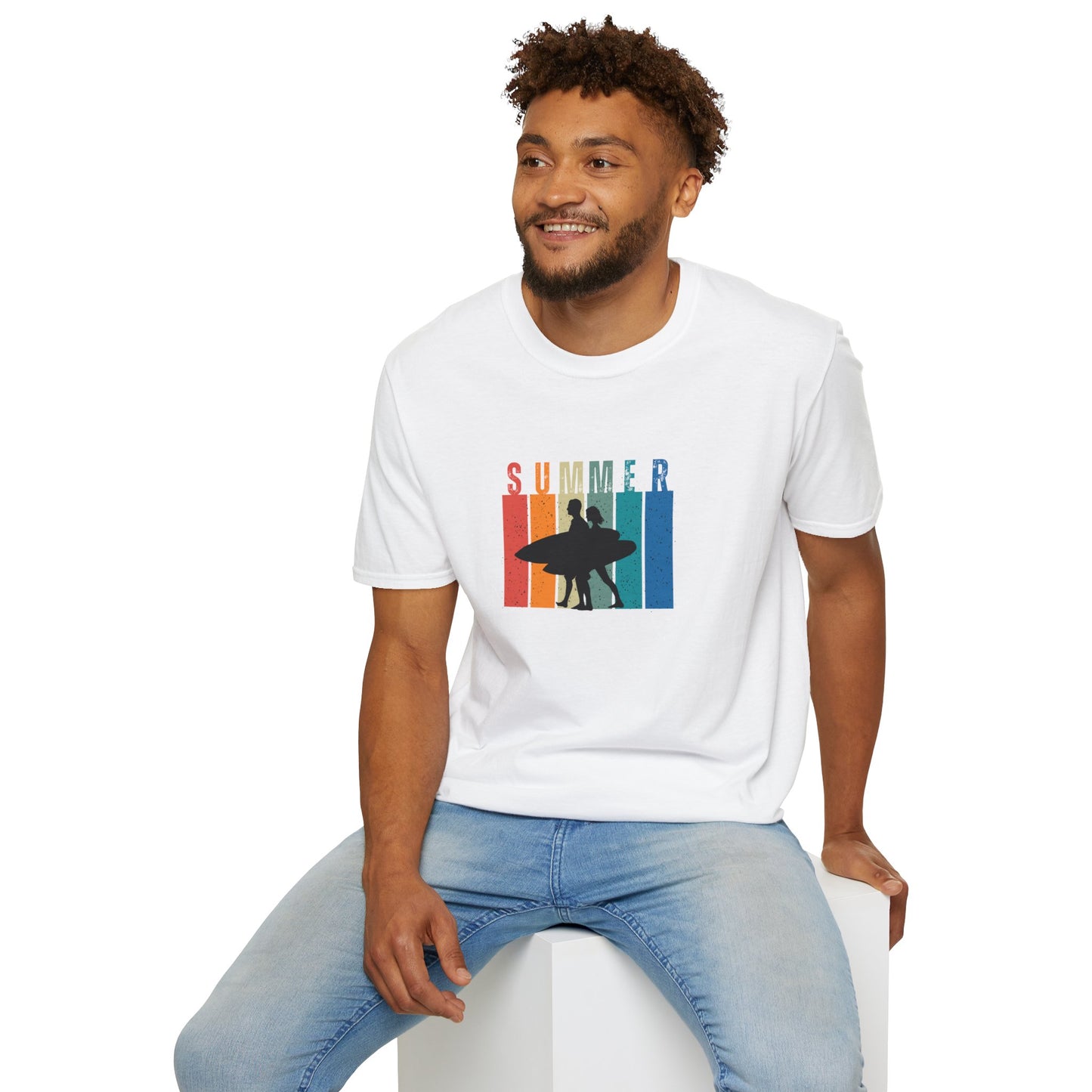 Summer Surfing - Adults T-Shirt