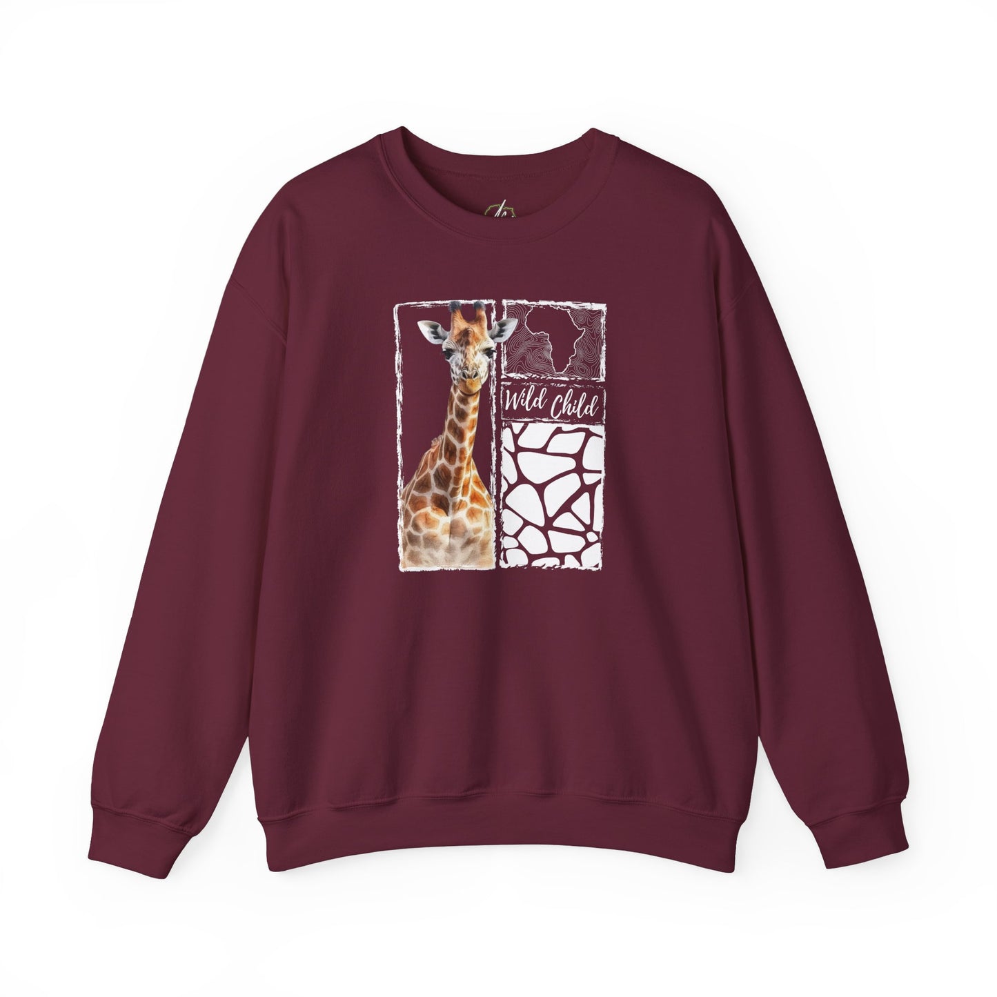 Giraffe Wild Child - Adult Sweatshirt