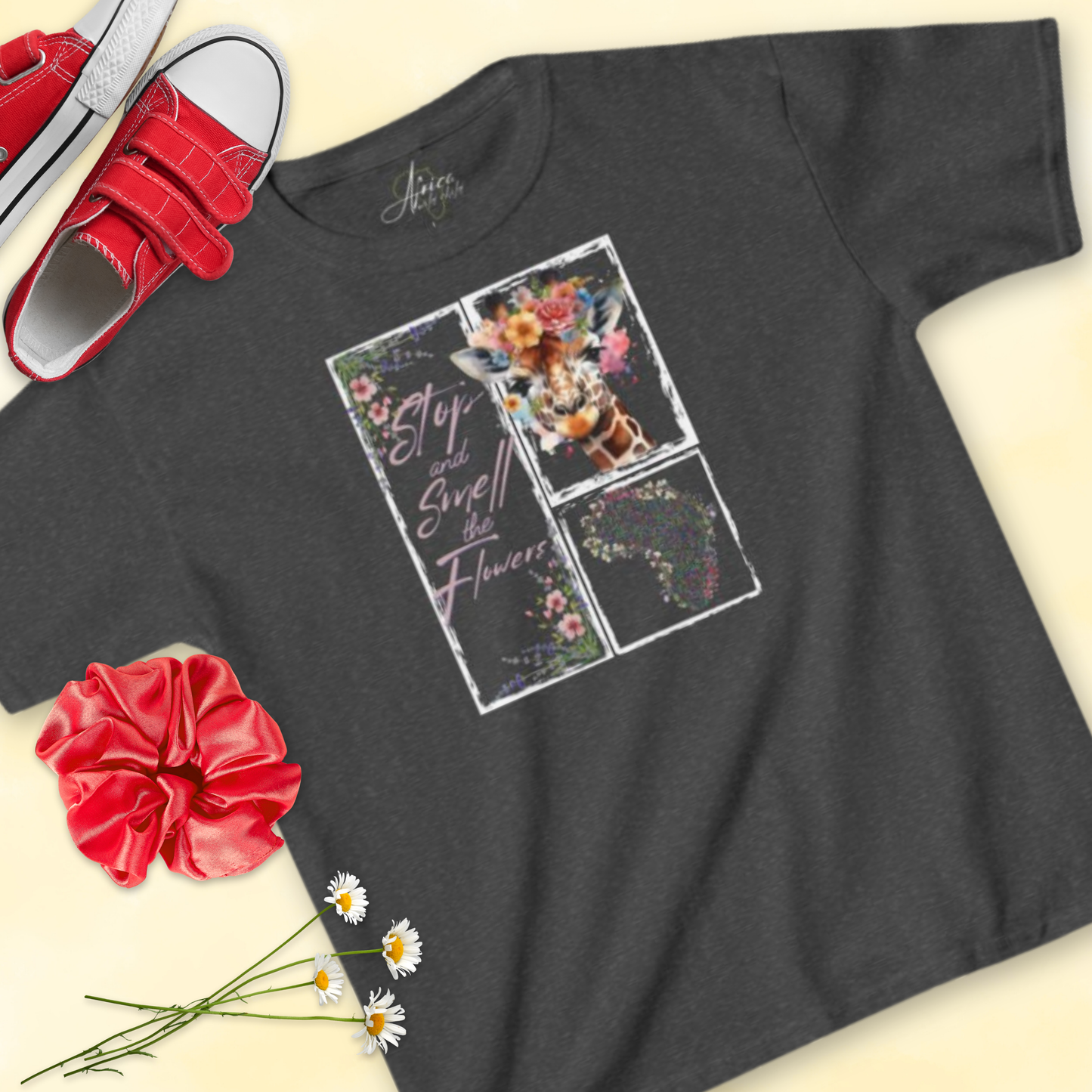 Smell The Flowers - Kids Tee