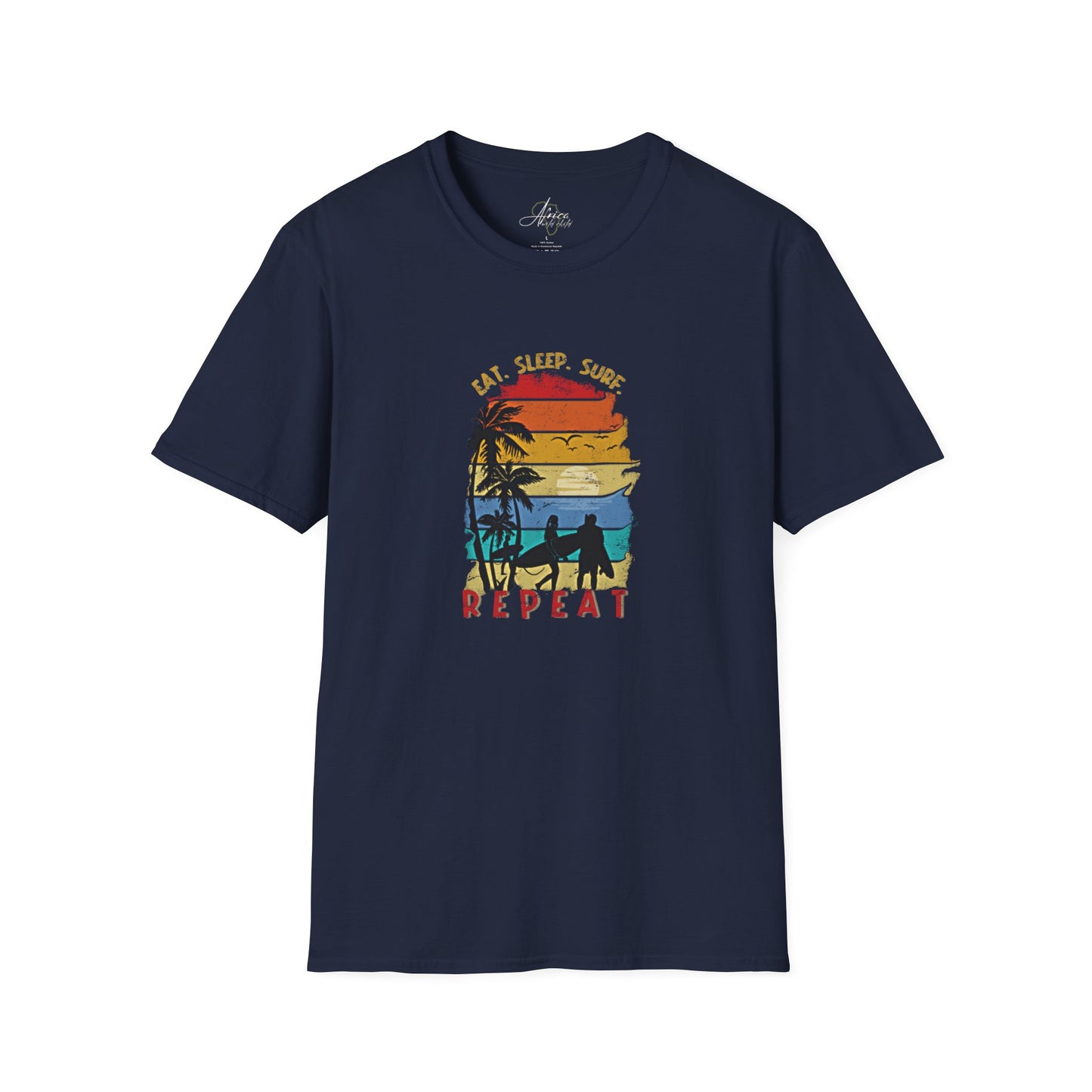 Surf Repeat - Adult T-Shirt