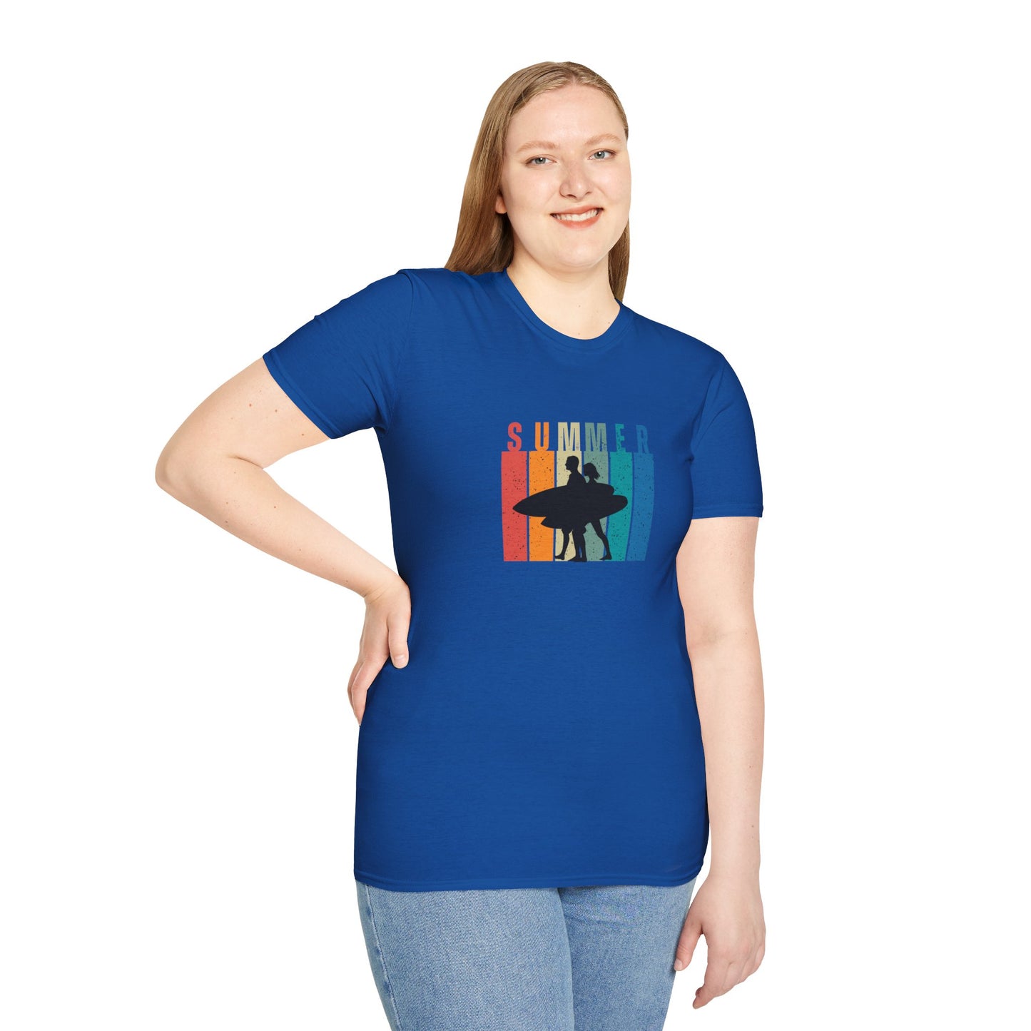 Summer Surfing - Adults T-Shirt