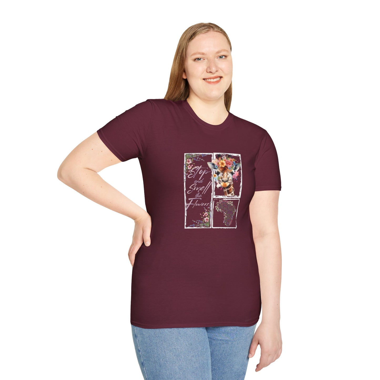Smell the Flowers - Adult T-Shirt
