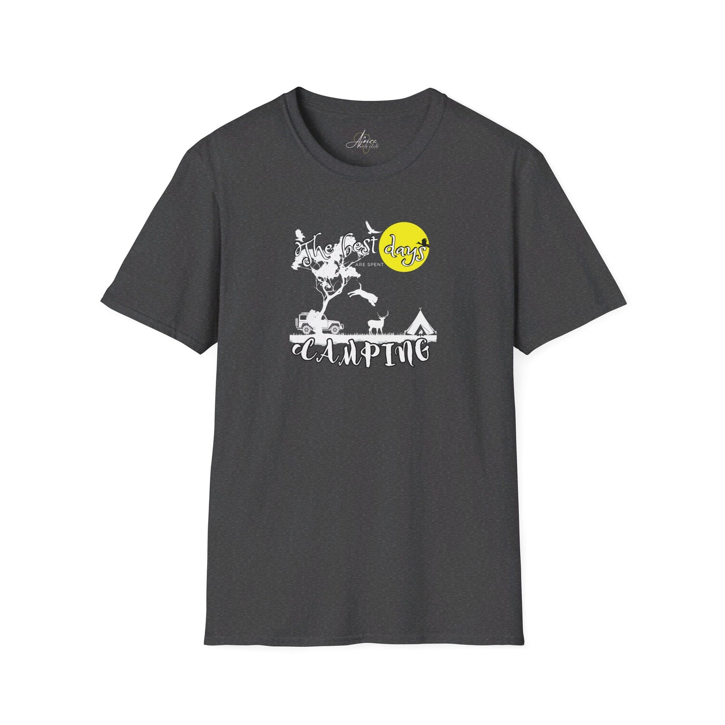 The Best Days Camping - Adult T-Shirt