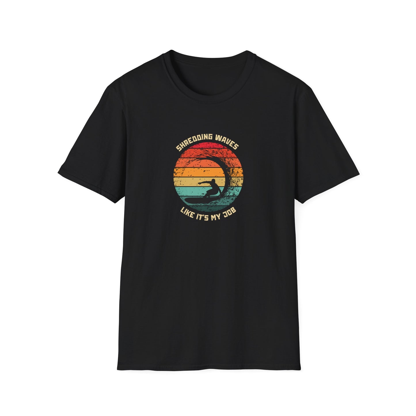 Surfing's My Job - Adult T-Shirt