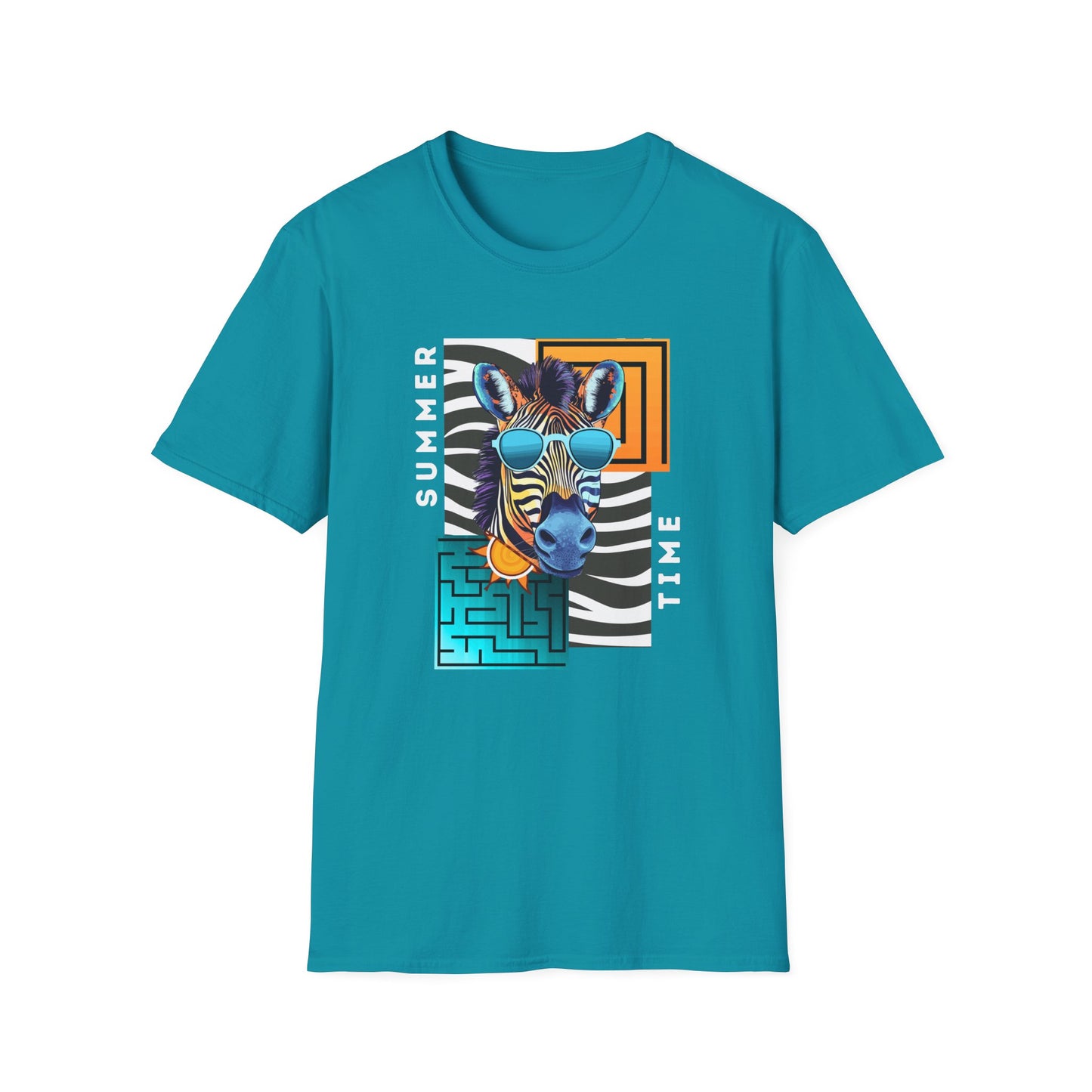 Cool Zebra - Adult T-Shirt