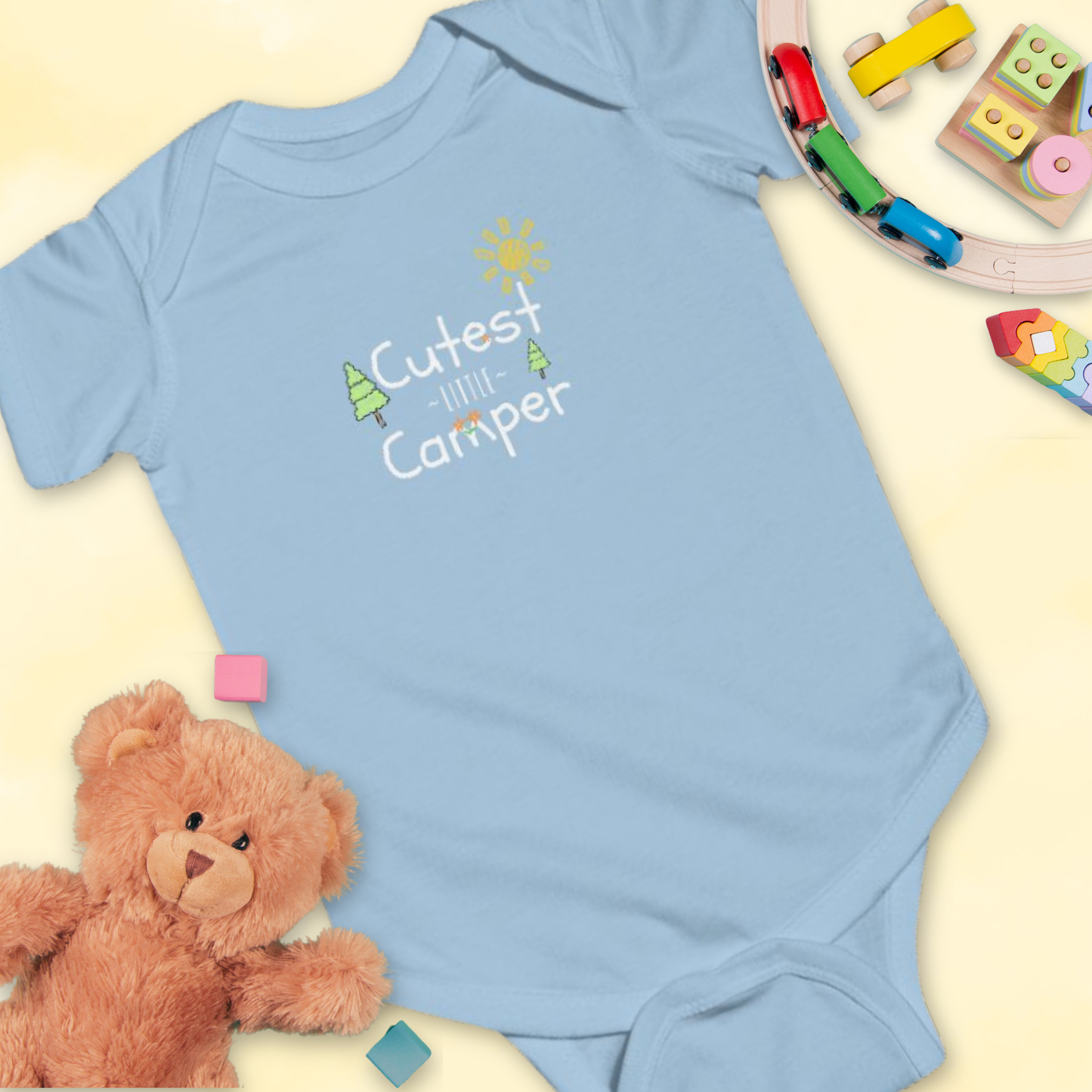 Cutest Little Camper Sunshine & Trees - Infant Bodysuit