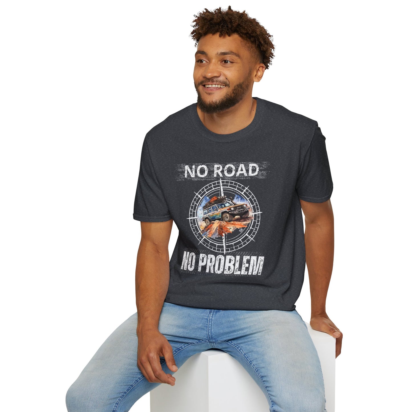 No Road No Problem - Adult T-Shirt