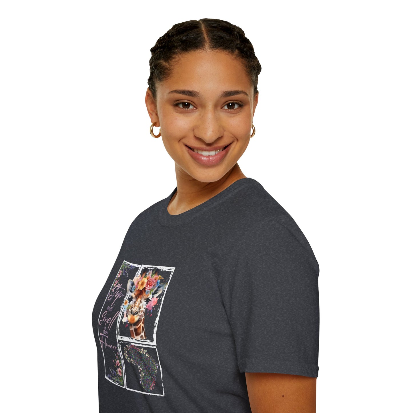 Smell the Flowers - Adult T-Shirt