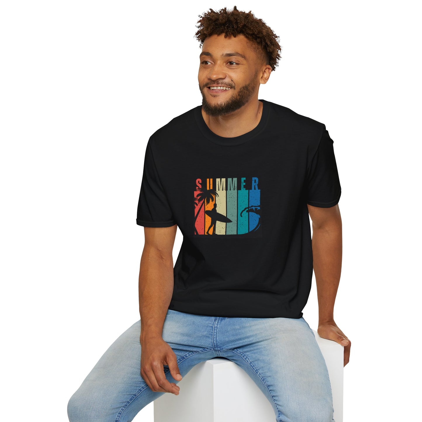 Summer Surf - Adult T-Shirt