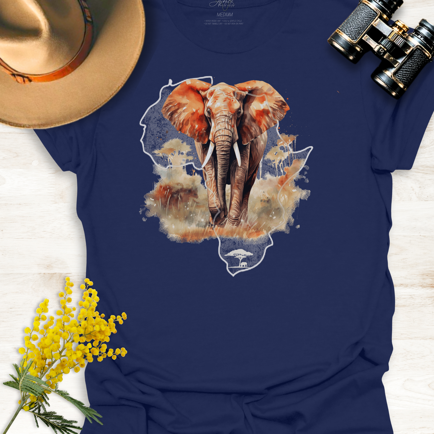 Africa Elephant - Adult T-Shirt