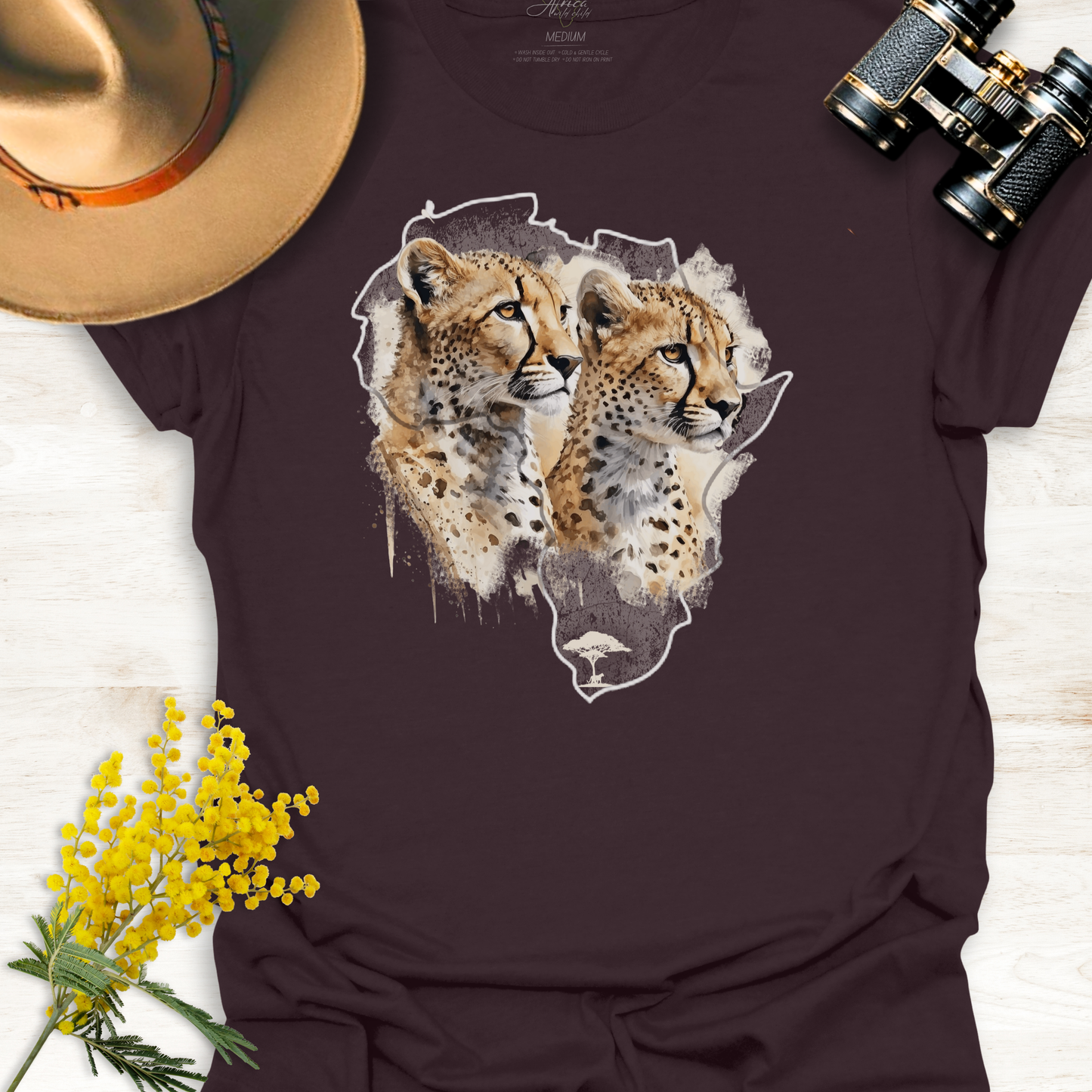 Africa Cheetahs - Adult T-Shirt