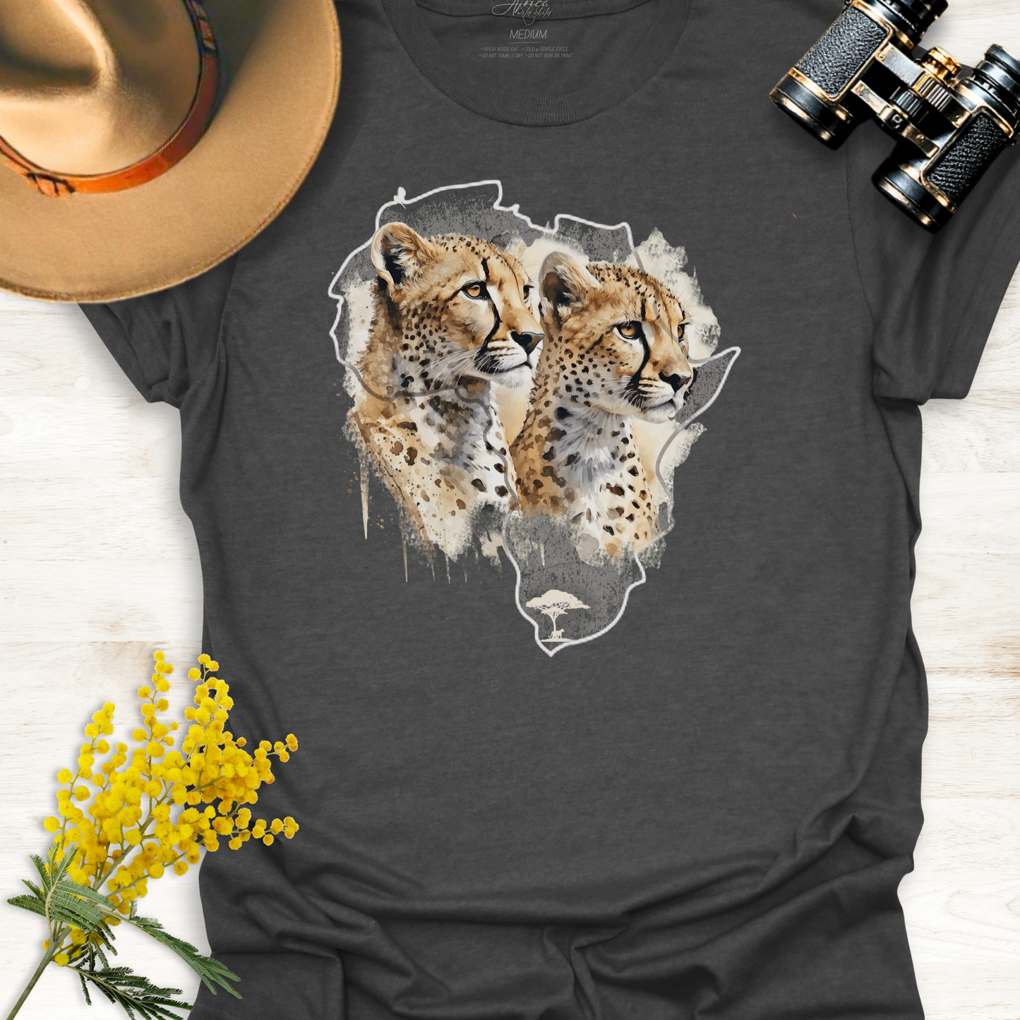 Africa Cheetahs - Adult T-Shirt