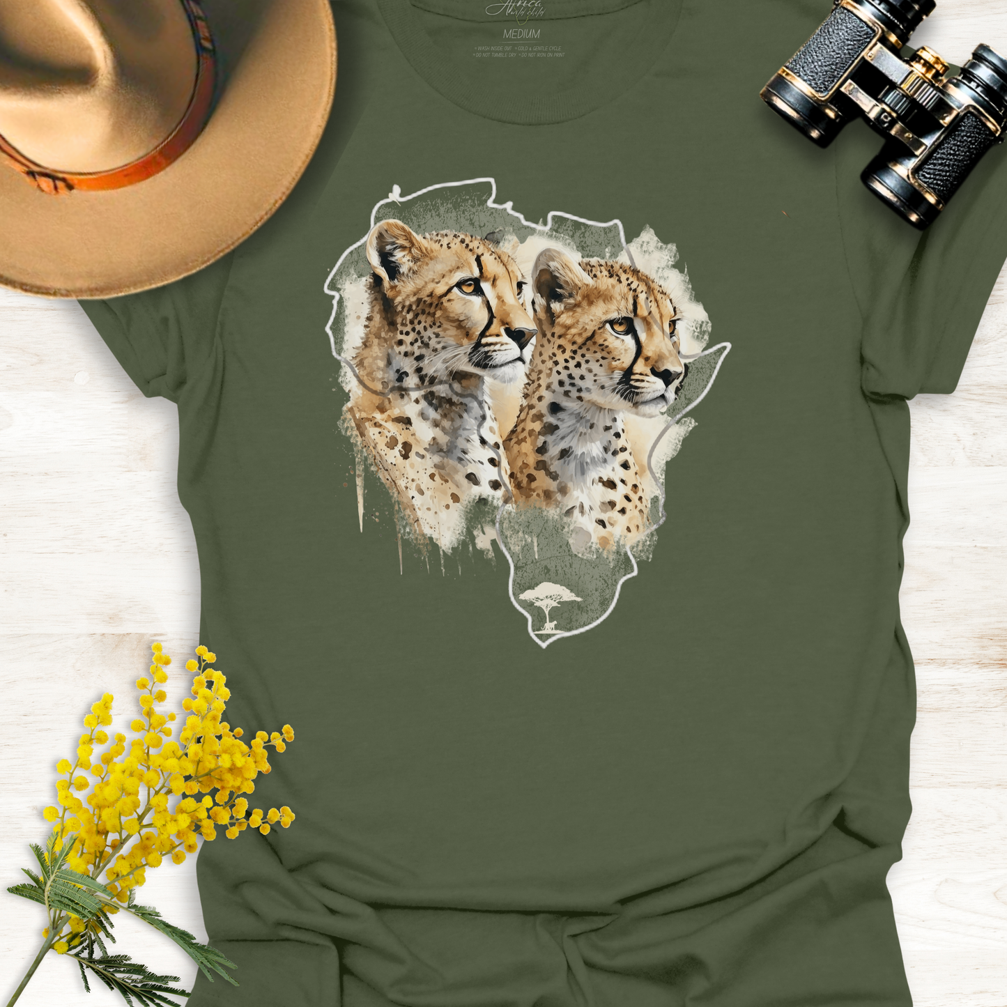 Africa Cheetahs - Adult T-Shirt