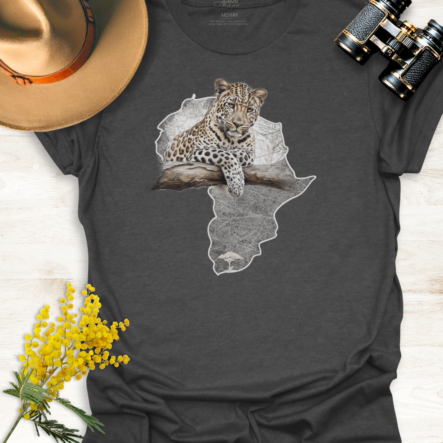 Africa Leopard - Adult T-Shirt