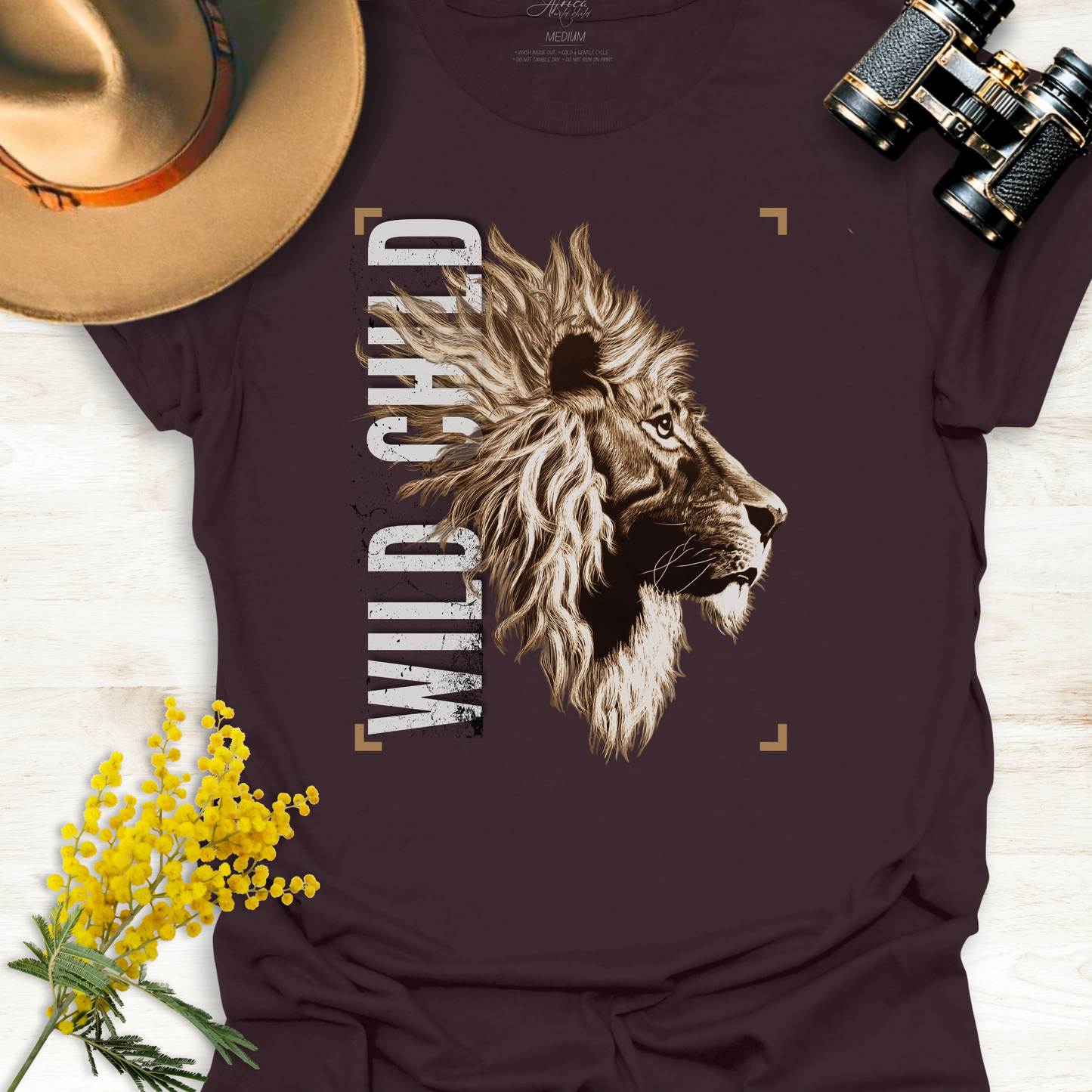 Lion Wild Child - Adult T-Shirt