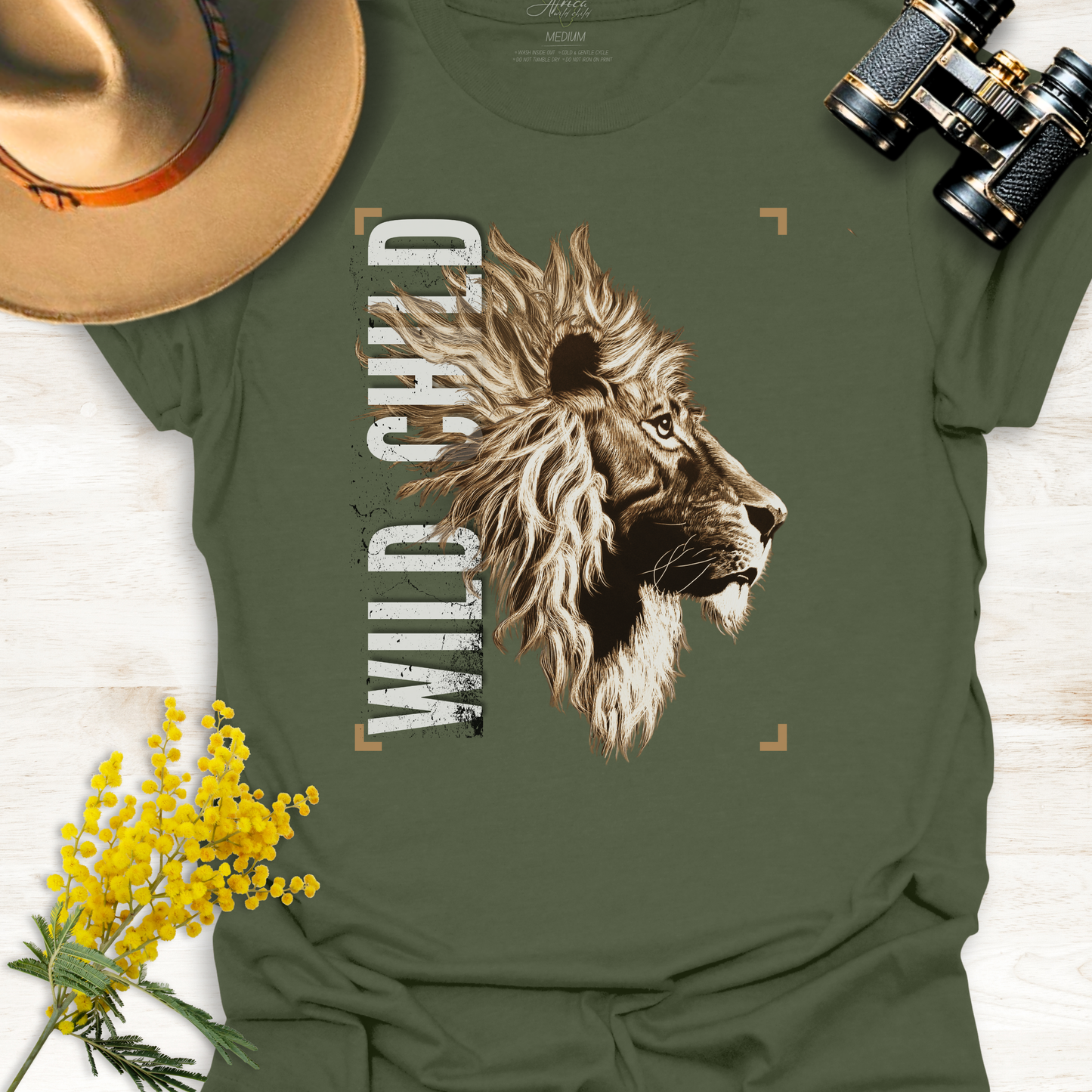 Lion Wild Child - Adult T-Shirt