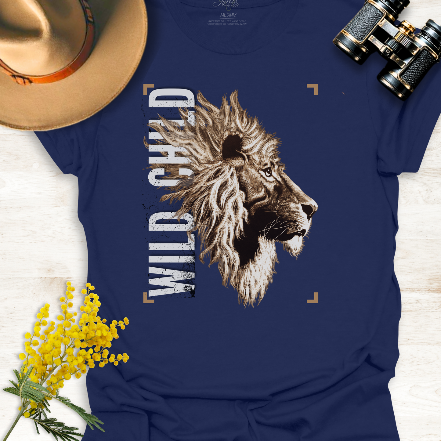 Lion Wild Child - Adult T-Shirt