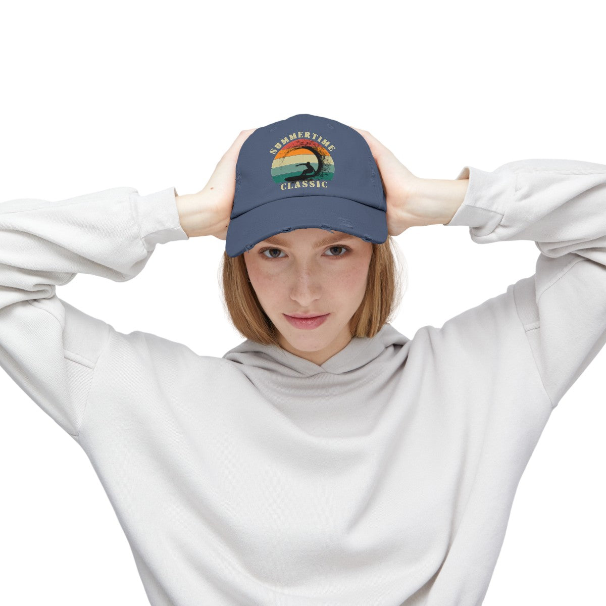 Summertime Classic - Adult Distressed Cap
