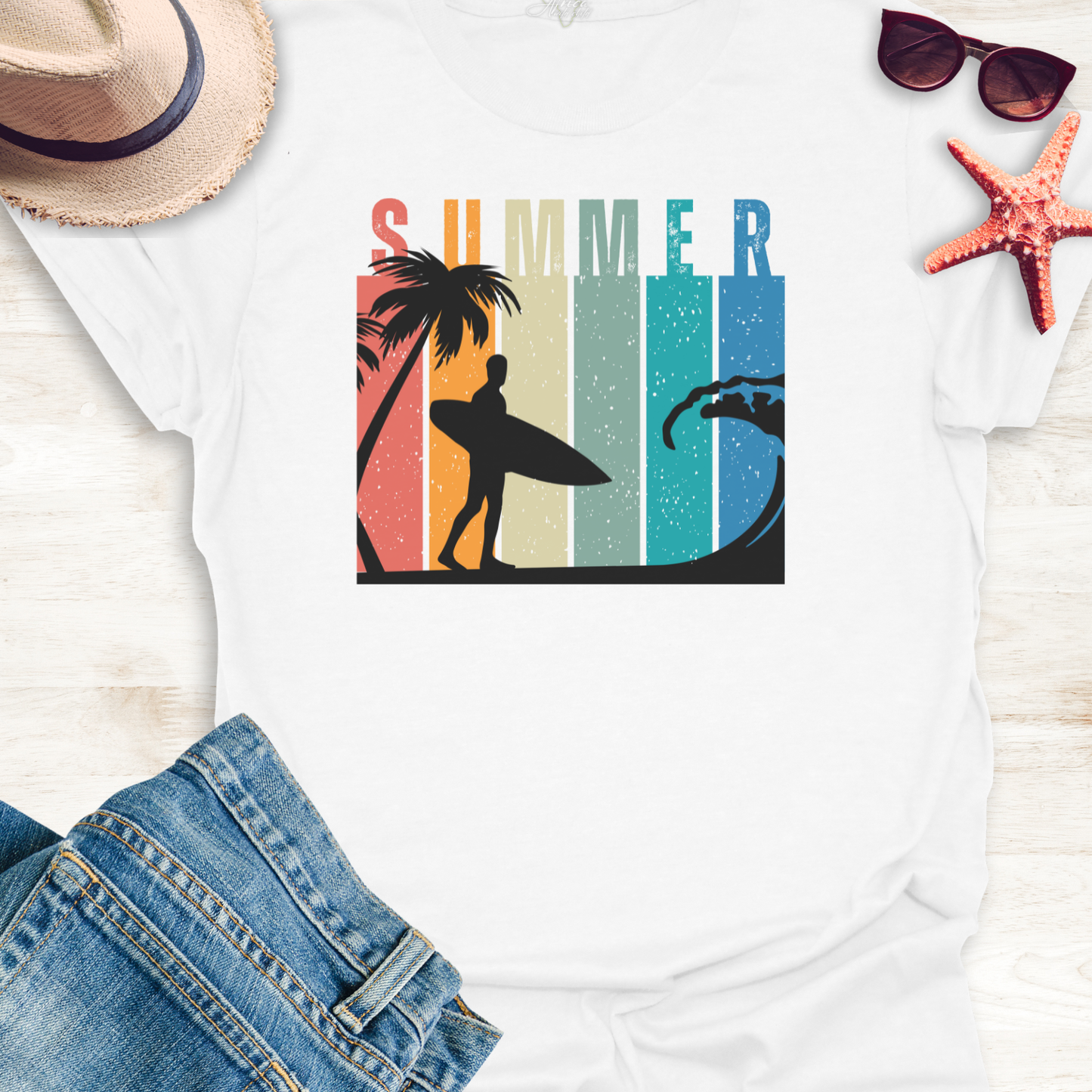 Summer Surf - Surfing T-Shirt
