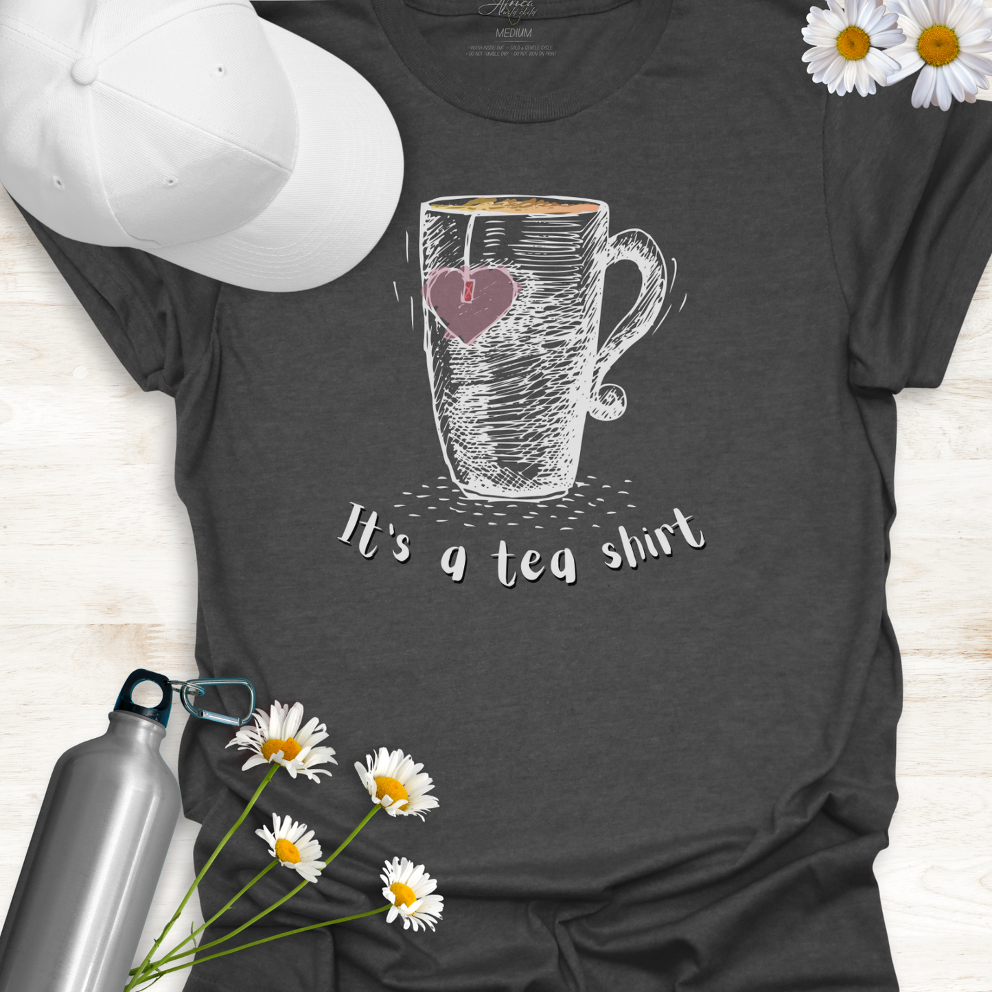 Funny Camping T-Shirt - It's a TEA shirt