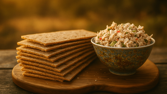 Quick On-the-Go Snack: Easy Sardine & Whole-Grain Cracker Snacks