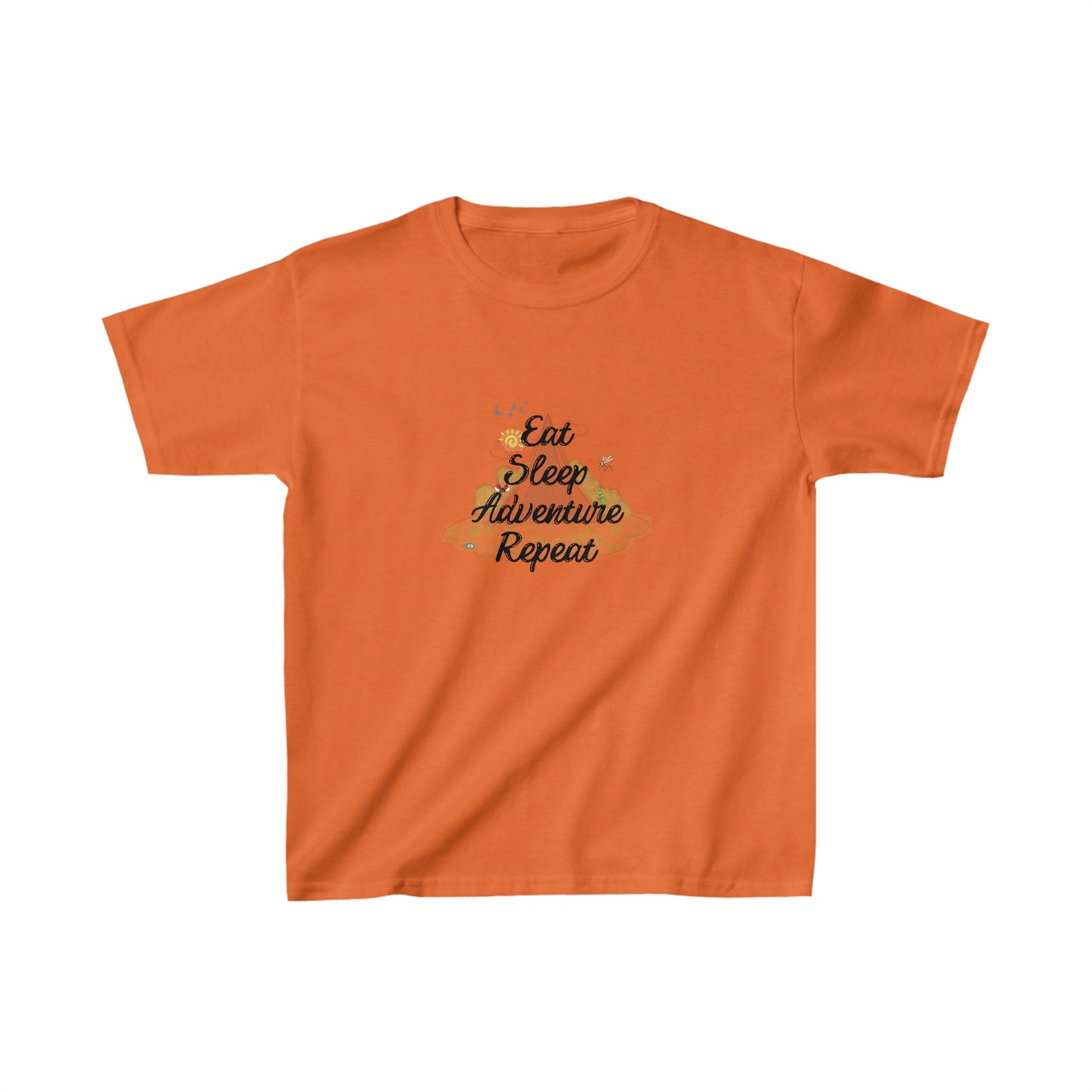 Eat Sleep Adventure Repeat - Kids Heavy Cotton Tee