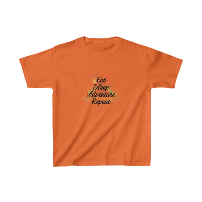 Eat Sleep Adventure Repeat - Kids Heavy Cotton Tee