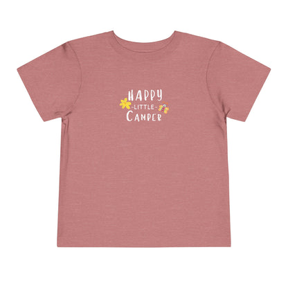 Happy Little Camper - Flower Butterfly - Toddler T-shirt