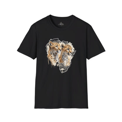 Africa Cheetahs - Adult Heavy Cotton T-shirt