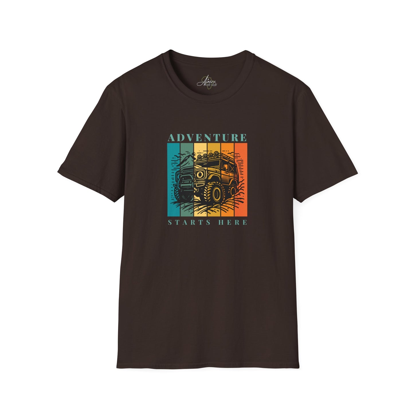 Adventure Starts Here - Adult Heavy Cotton Tee