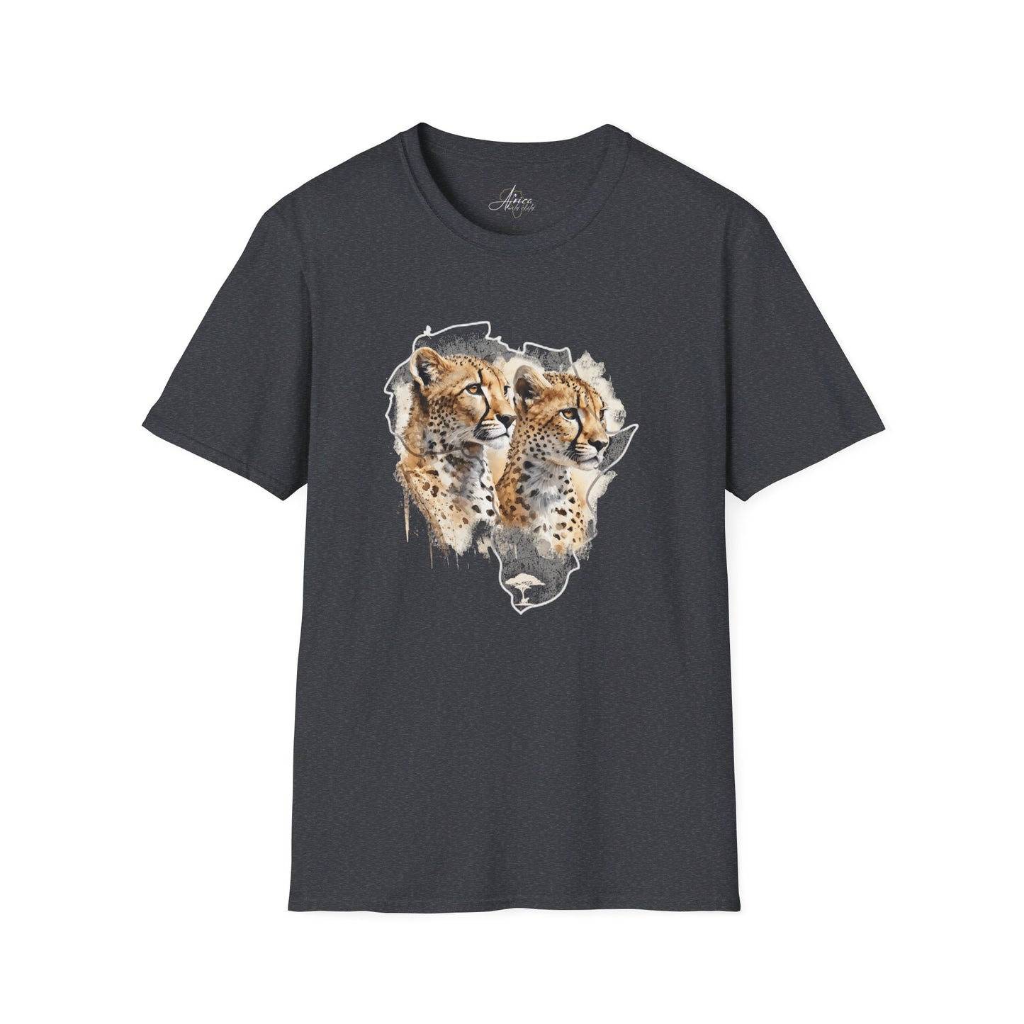 Africa Cheetahs - Adult Heavy Cotton T-shirt