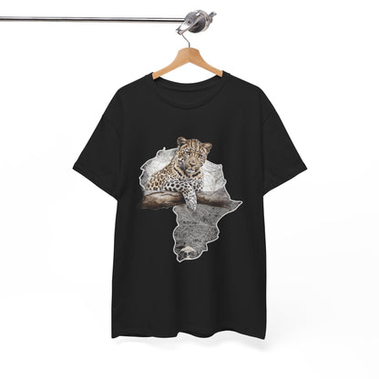 Africa Leopard - Adult Heavy Cotton Tee