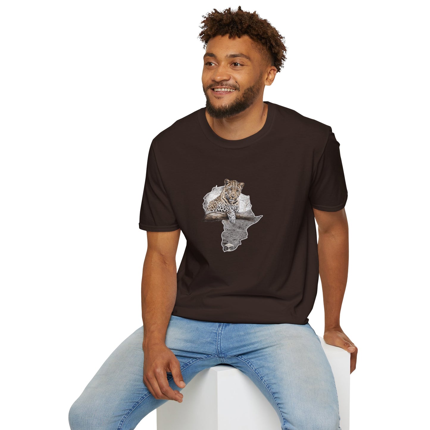 Africa Leopard - Adult Softstyle T-Shirt