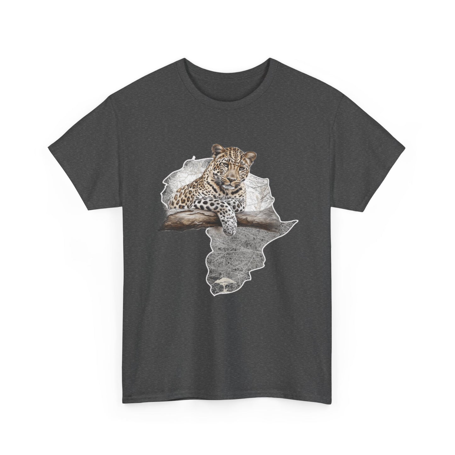 Africa Leopard - Adult Heavy Cotton Tee