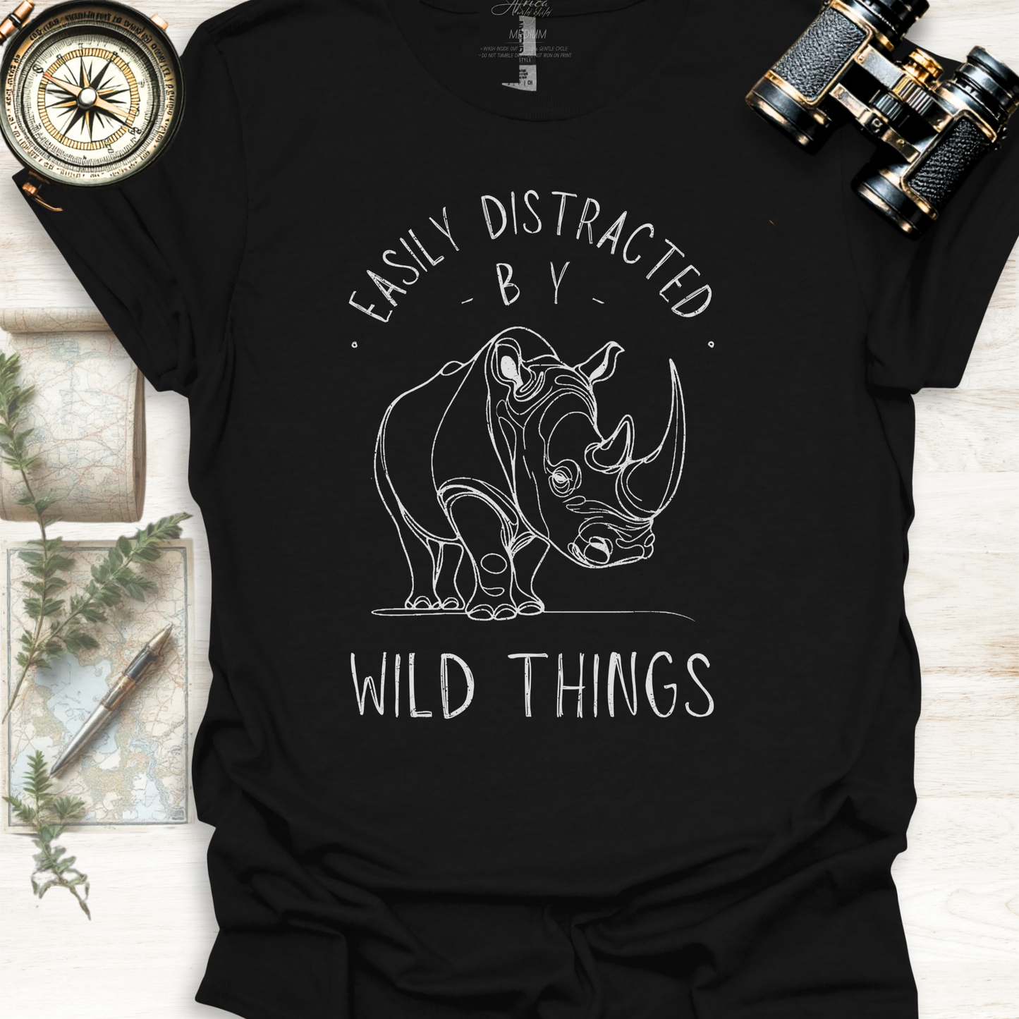 Africa Rhino - Wildlife T-Shirt  🦏