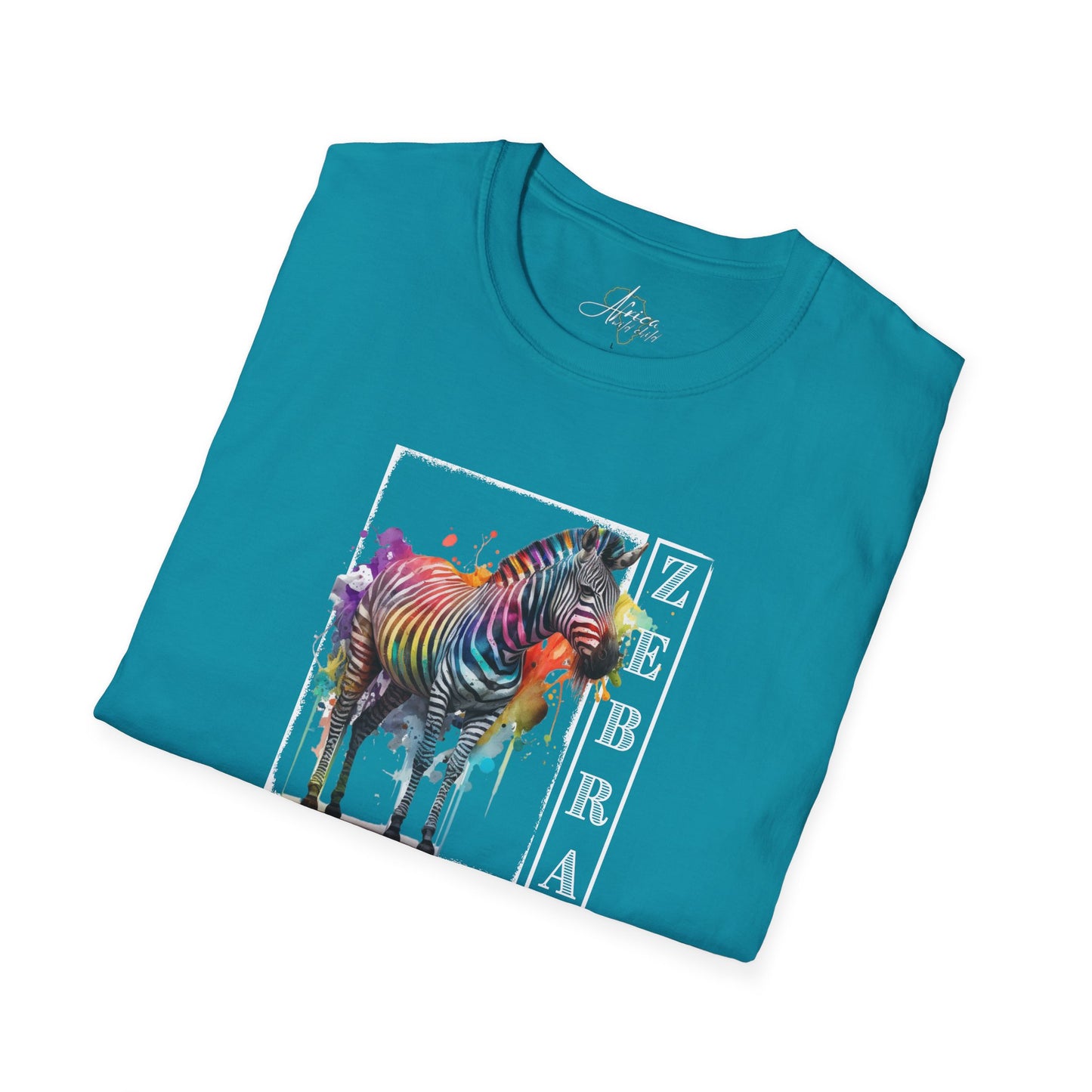 Color of Summer Zebra - Adult Heavy Cotton Tee