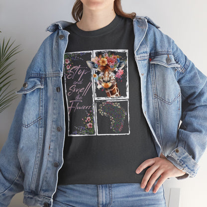 Smell the Flowers - Adult Heavy Cotton Tee