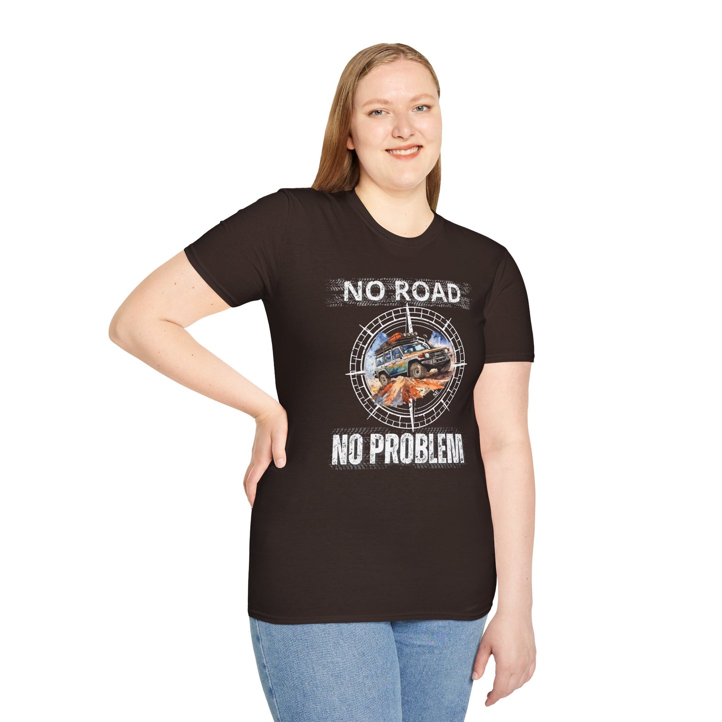 No Road No Problem - Adult T-Shirt